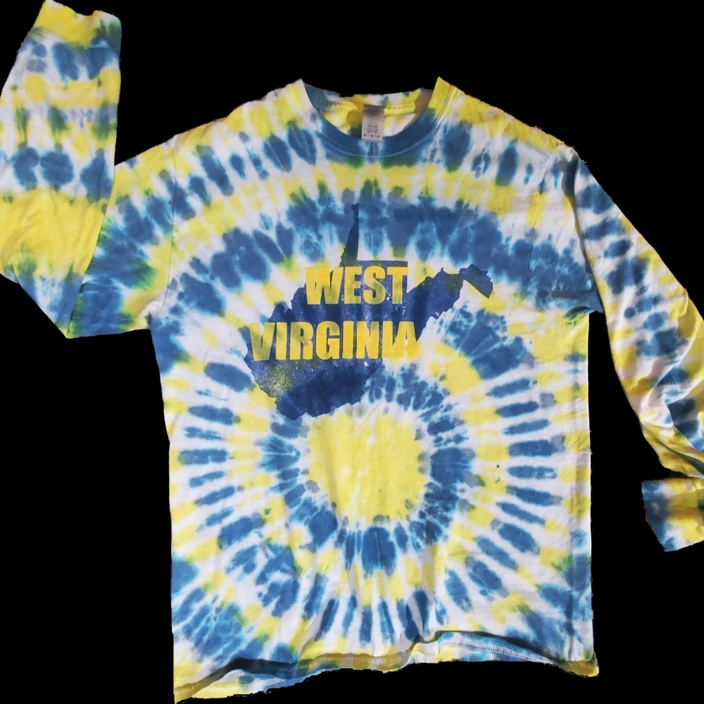 Shout out to Tiny's Turf! Country Roads Tie Dye. # #unisex #mens #longsleeve #at